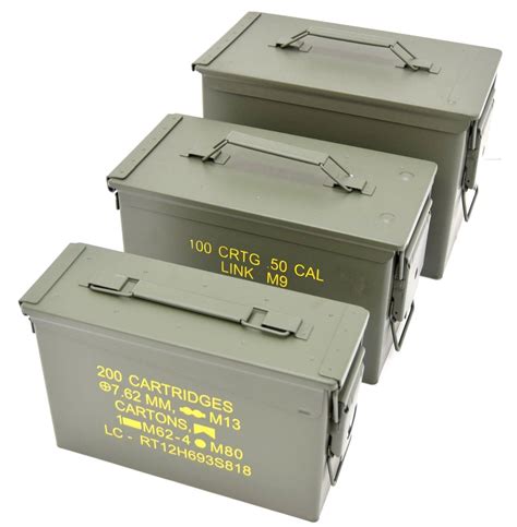 ammunition metal box|military ammo storage boxes.